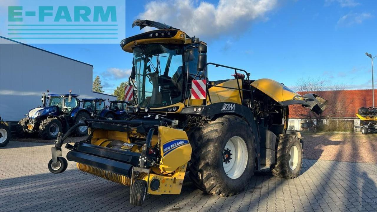 Grønthøster New Holland fr 550 häcksler inkl. pickup und maisgebiss: billede 7