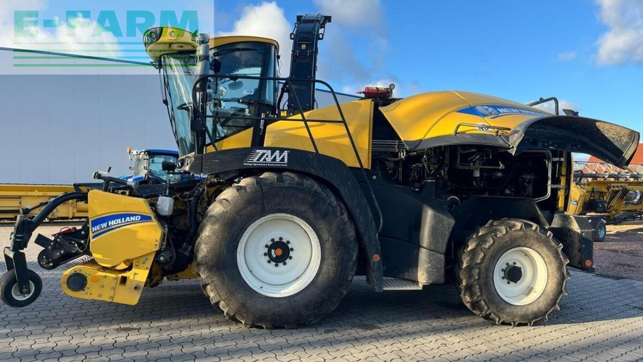 Grønthøster New Holland fr 550 häcksler inkl. pickup und maisgebiss: billede 6