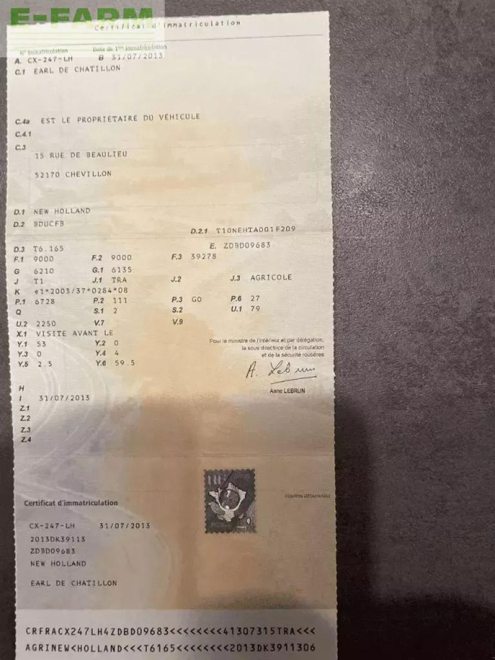 New Holland t6.165 ec - Traktor: billede 4 New Holland t6.165 ec - Traktor: billede 4