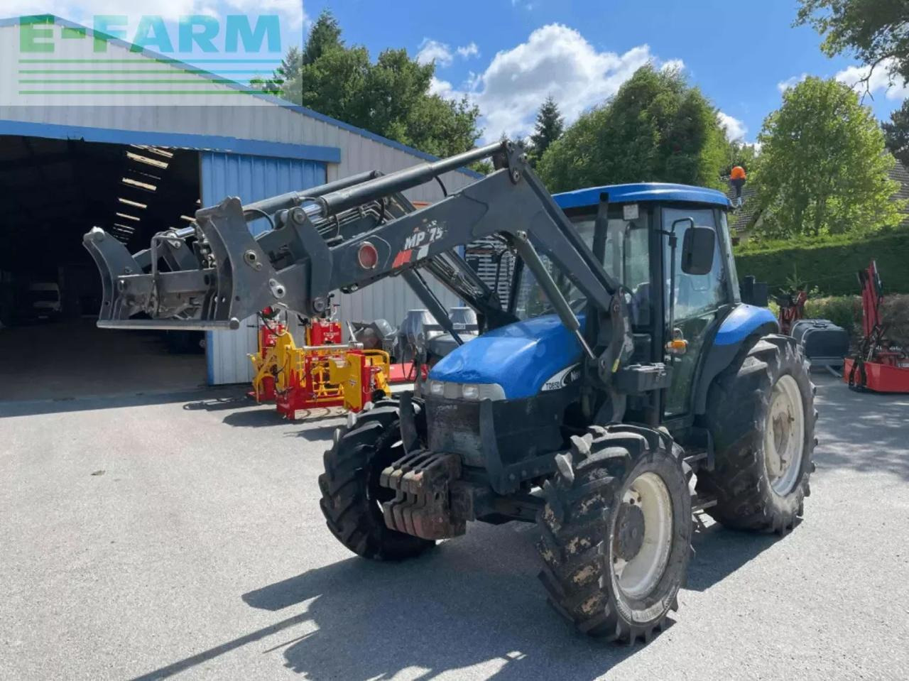 New Holland tracteur agricole td85d new holland D - Traktor: billede 1 New Holland tracteur agricole td85d new holland D - Traktor: billede 1