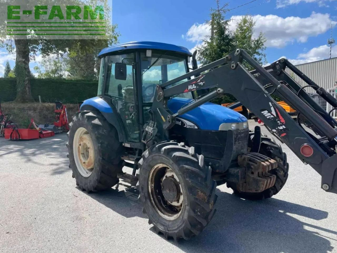 New Holland tracteur agricole td85d new holland D - Traktor: billede 5 New Holland tracteur agricole td85d new holland D - Traktor: billede 5