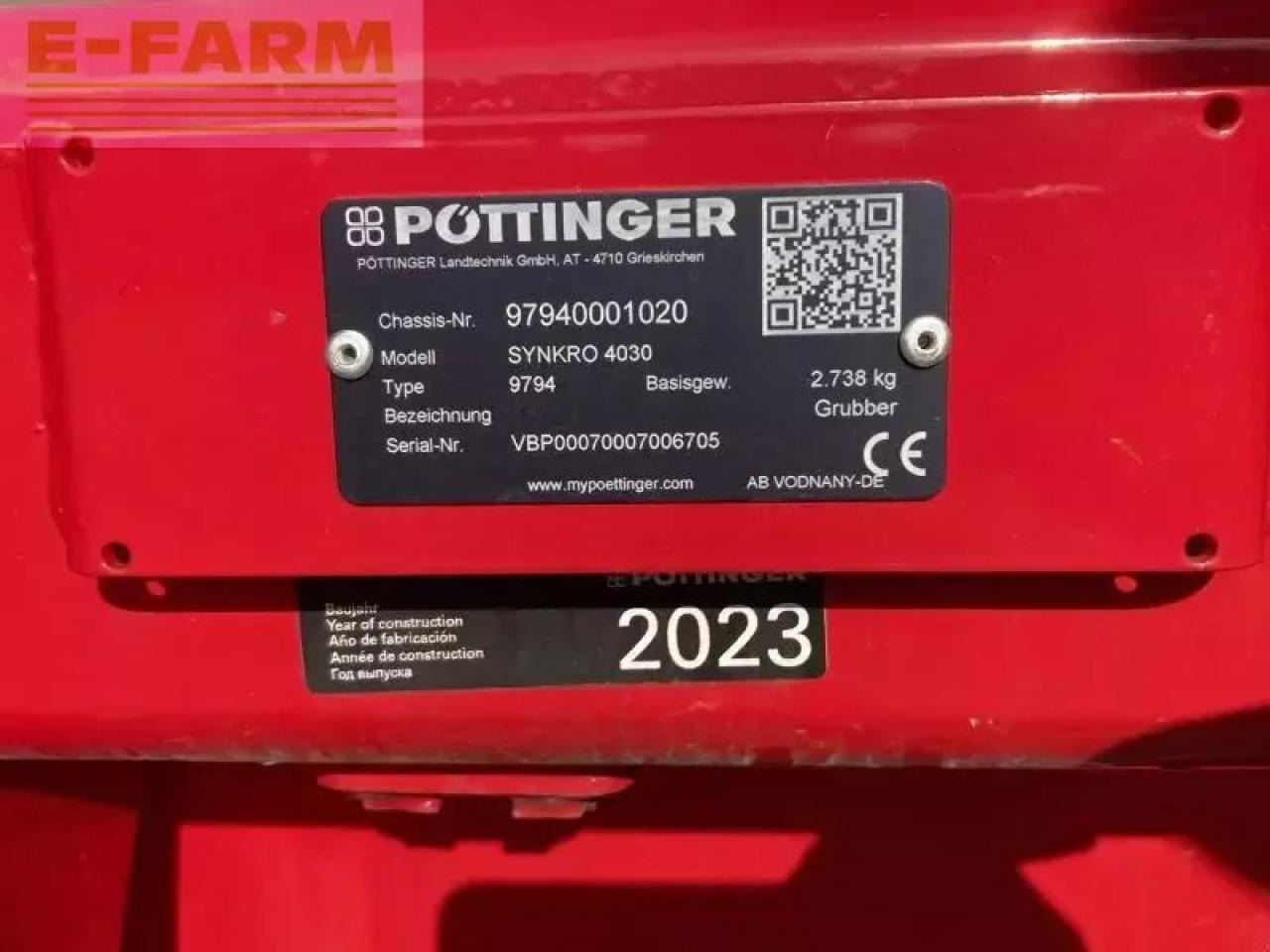 Kultivator Pöttinger synkro 4030 k: billede 7