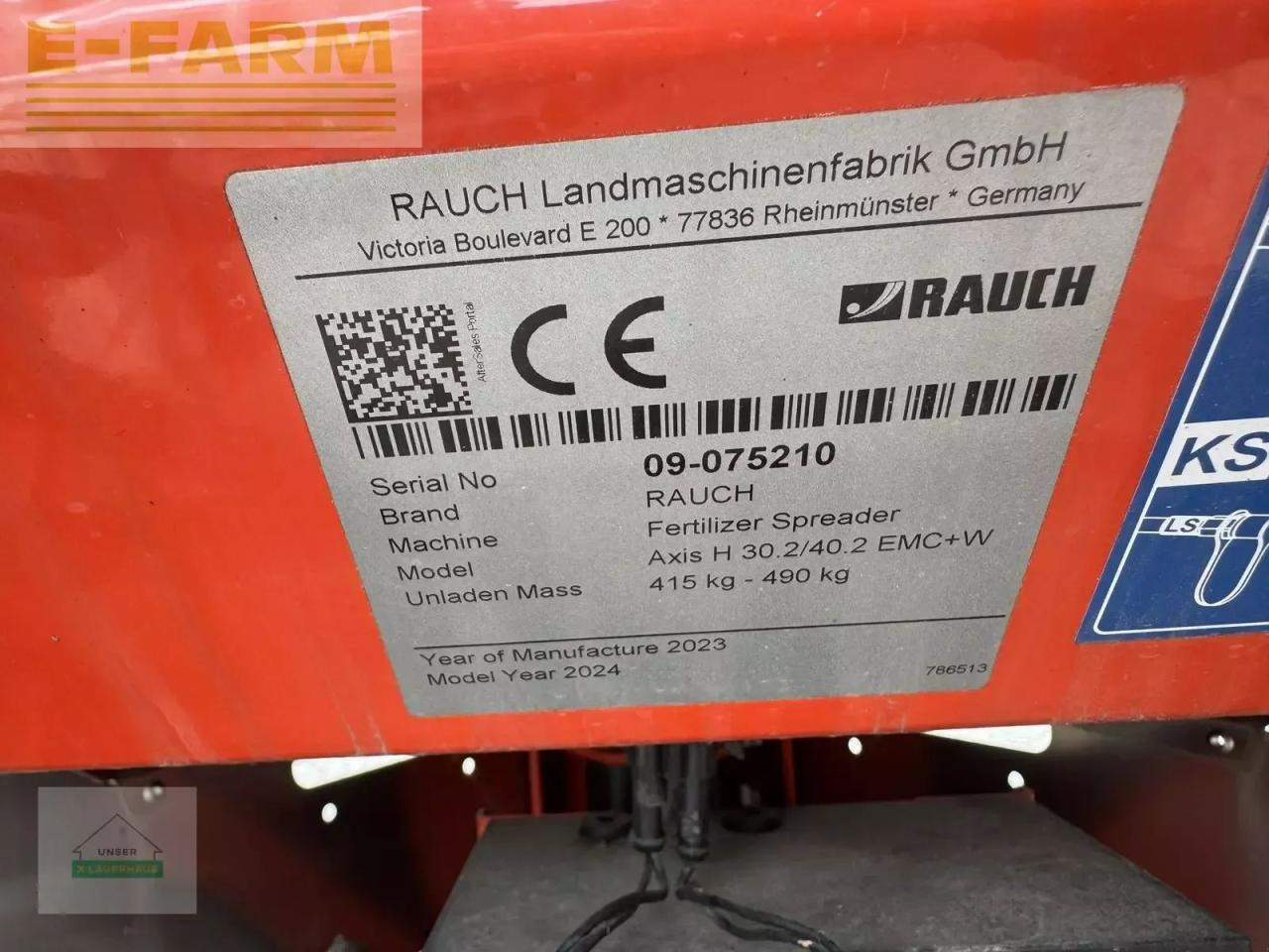 Rauch axis h 30.2 emc+w isobus - Gødningsspreder: billede 5 Rauch axis h 30.2 emc+w isobus - Gødningsspreder: billede 5
