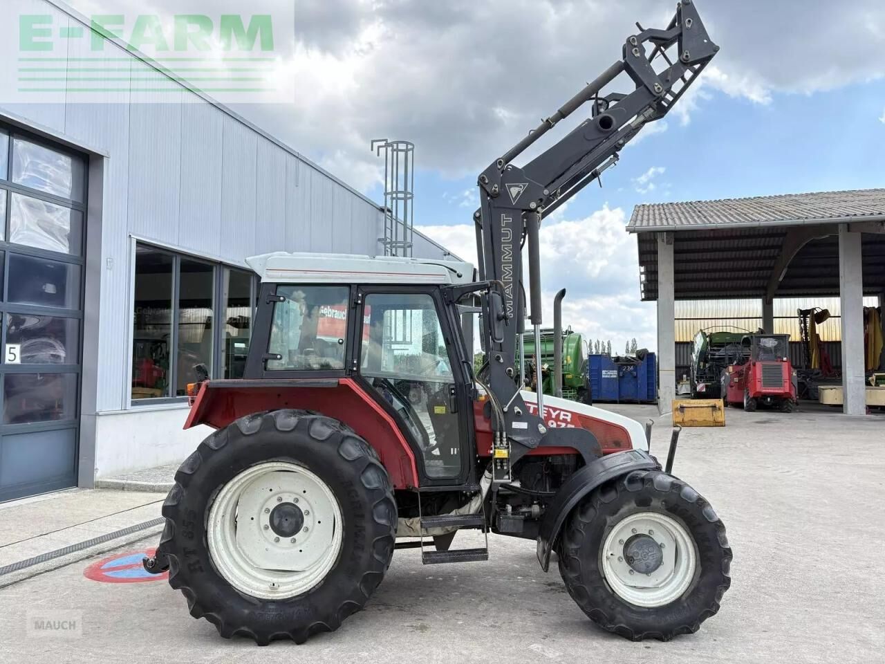 Steyr 975 turbo + mammut frontlader - Traktor: billede 4 Steyr 975 turbo + mammut frontlader - Traktor: billede 4