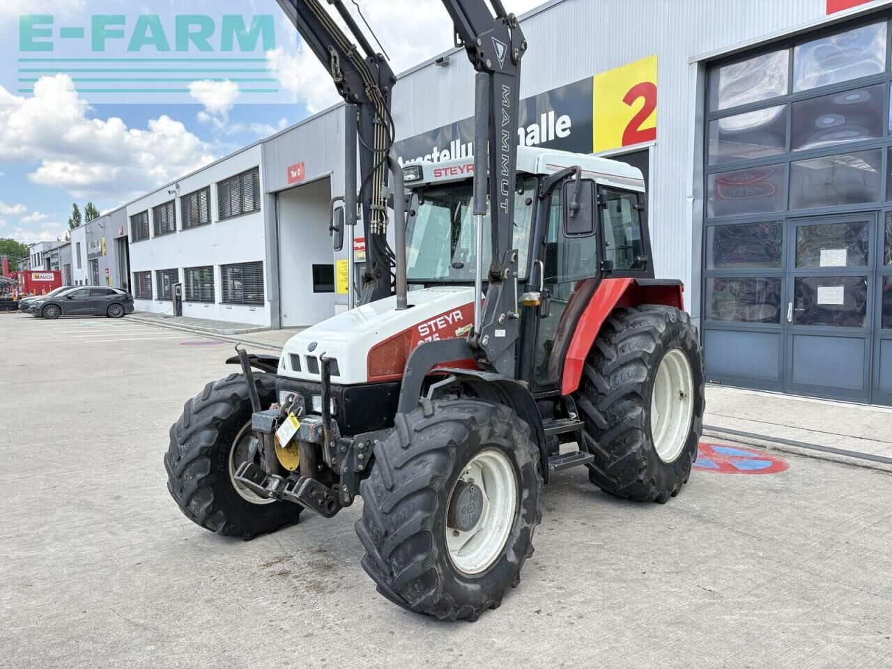 Steyr 975 turbo + mammut frontlader - Traktor: billede 1 Steyr 975 turbo + mammut frontlader - Traktor: billede 1