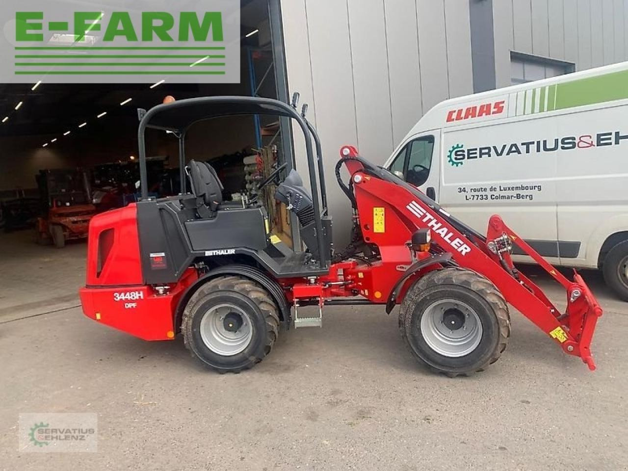 Thaler 3448 h / dpf mit pendelachse 14005 - Gummihjulslæsser: billede 2 Thaler 3448 h / dpf mit pendelachse 14005 - Gummihjulslæsser: billede 2