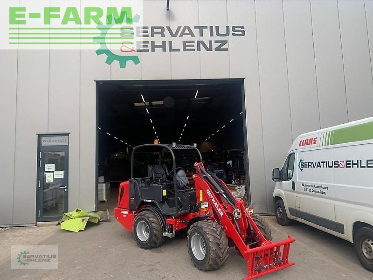 Thaler 3448 h / dpf mit pendelachse 14005 - Gummihjulslæsser: billede 1 Thaler 3448 h / dpf mit pendelachse 14005 - Gummihjulslæsser: billede 1