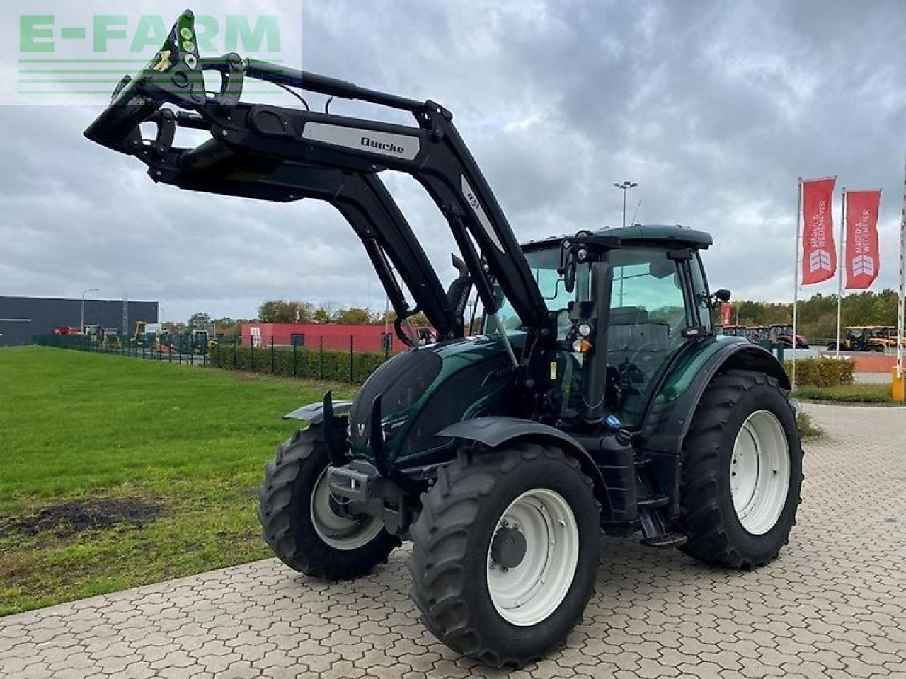 Valtra n104 mit alö frontlader - Traktor: billede 1 Valtra n104 mit alö frontlader - Traktor: billede 1