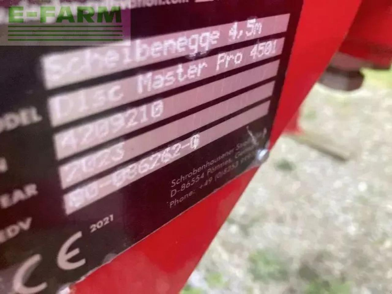 Ziegler disc master pro 4501 ziegler s - Tallerkenharve: billede 3 Ziegler disc master pro 4501 ziegler s - Tallerkenharve: billede 3