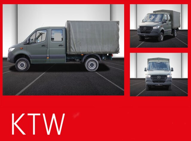 MERCEDES-BENZ Sprinter 314 CDI DOKA,Allrad,Klima,Tempomat... - Varebil med presenning, Mandskabsbil: billede 1 MERCEDES-BENZ Sprinter 314 CDI DOKA,Allrad,Klima,Tempomat... - Varebil med presenning, Mandskabsbil: billede 1