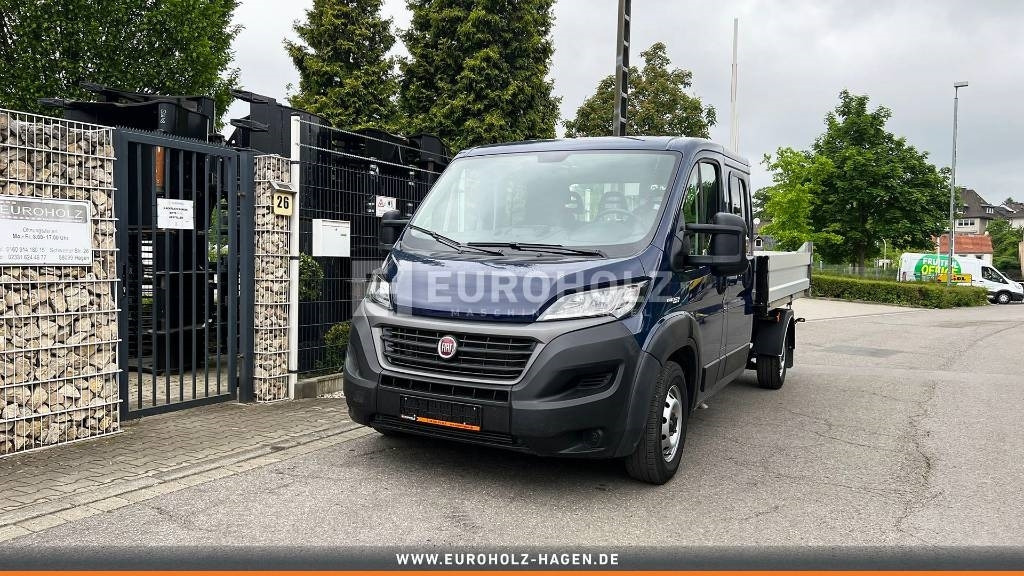 Fiat Ducato 2.3 Maxi Kipper 7-Sitzer Doka AHK - Ladbil med tip, Mandskabsbil: billede 1 Fiat Ducato 2.3 Maxi Kipper 7-Sitzer Doka AHK - Ladbil med tip, Mandskabsbil: billede 1