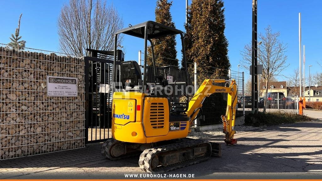 Komatsu Minibagger PC 16 R-3HS, Schnellwechsler MS01 - Minigravemaskine: billede 4 Komatsu Minibagger PC 16 R-3HS, Schnellwechsler MS01 - Minigravemaskine: billede 4