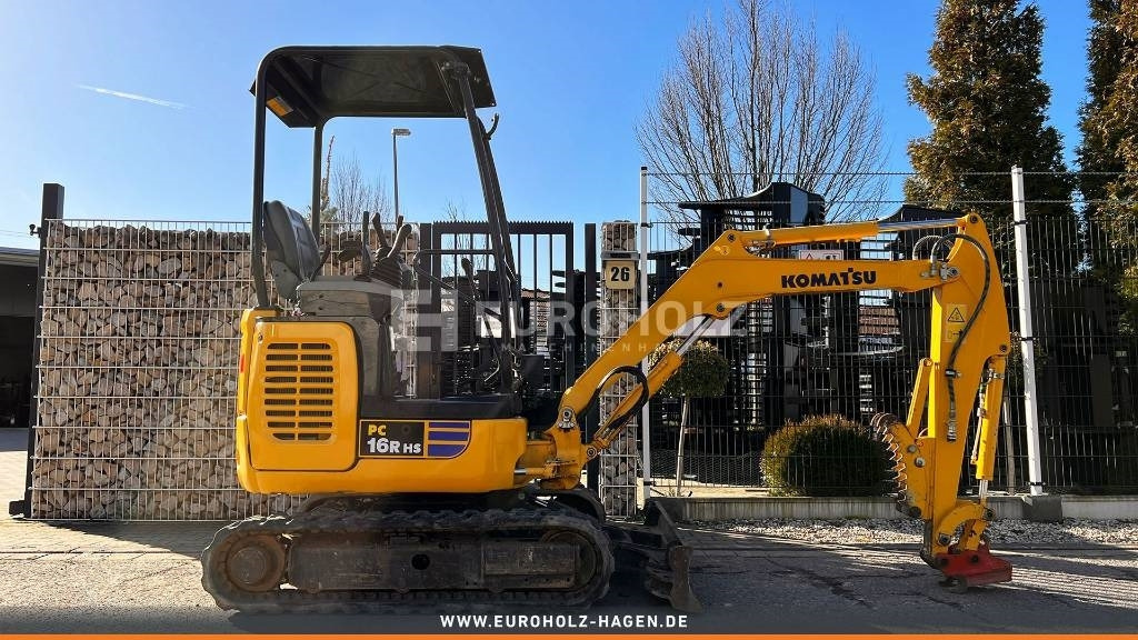 Komatsu Minibagger PC 16 R-3HS, Schnellwechsler MS01 - Minigravemaskine: billede 5 Komatsu Minibagger PC 16 R-3HS, Schnellwechsler MS01 - Minigravemaskine: billede 5