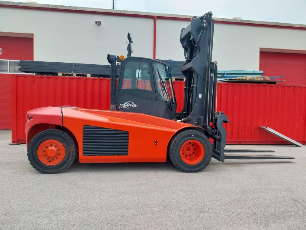 Linde H120 - Diesel gaffeltruck: billede 1 Linde H120 - Diesel gaffeltruck: billede 1