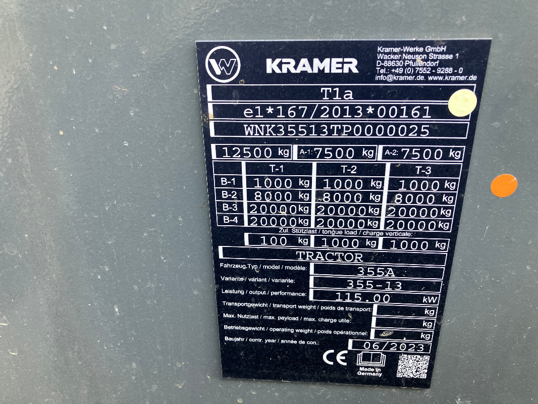Kramer KL 55.8T - Gummihjulslæsser: billede 2 Kramer KL 55.8T - Gummihjulslæsser: billede 2