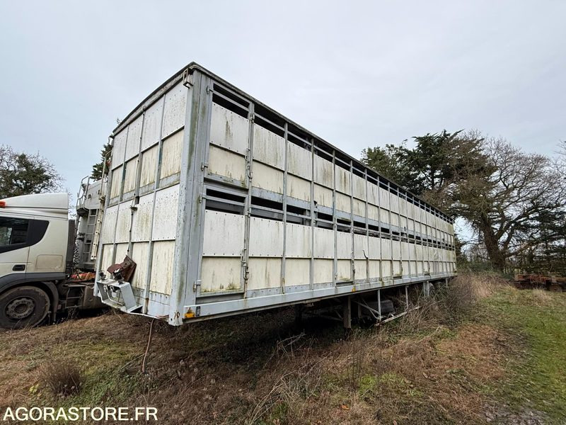 REMORQUE BETAILLIERE - DOUBLE ETAGES - FRUEHAUF - 1985 - Anhænger: billede 3 REMORQUE BETAILLIERE - DOUBLE ETAGES - FRUEHAUF - 1985 - Anhænger: billede 3