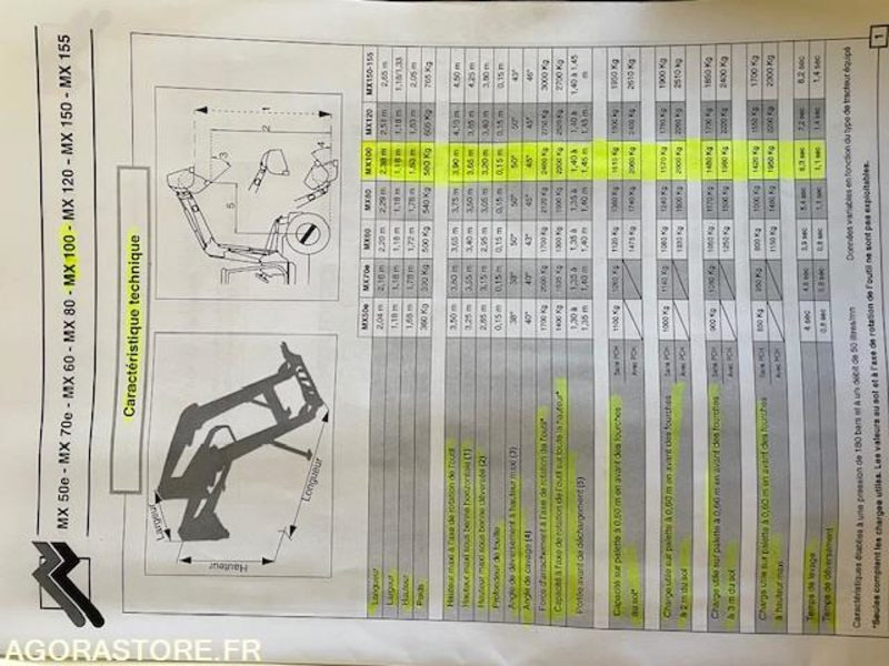 CHARGEUR MAILLEUX MX 100 - Traktor: billede 5 CHARGEUR MAILLEUX MX 100 - Traktor: billede 5