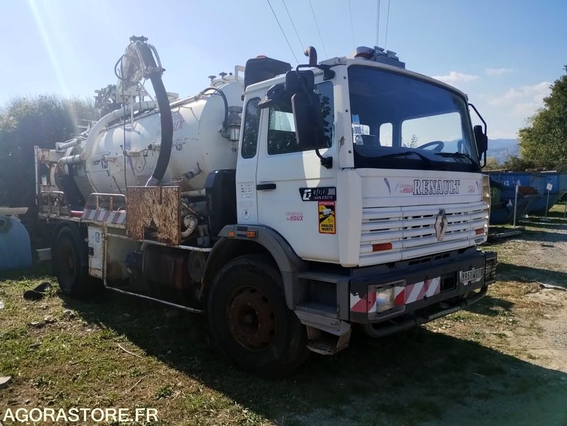Camion 19t Hydrocureur Renault G300 Maxter 142142km – équipement Huwer - Slamsugemaskine: billede 1 Camion 19t Hydrocureur Renault G300 Maxter 142142km – équipement Huwer - Slamsugemaskine: billede 1