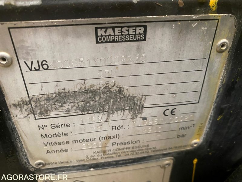 Compresseur KAESER M25 2008 TBE - Luftkompressor: billede 2 Compresseur KAESER M25 2008 TBE - Luftkompressor: billede 2