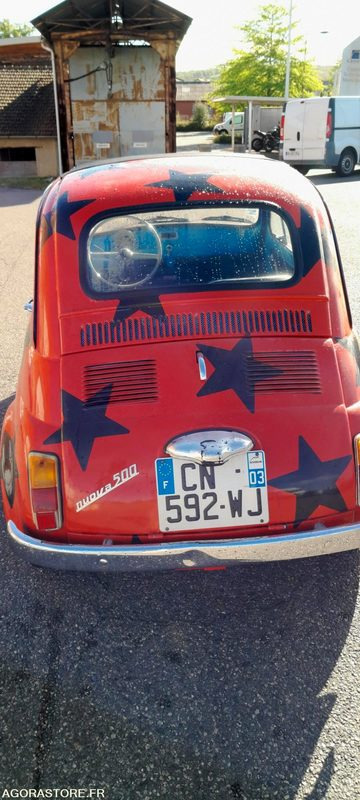 FIAT 500 de 1966 - Véhicule à récupérer après le Conseil Municipal du 10/12/2025 - Bil: billede 3 FIAT 500 de 1966 - Véhicule à récupérer après le Conseil Municipal du 10/12/2025 - Bil: billede 3