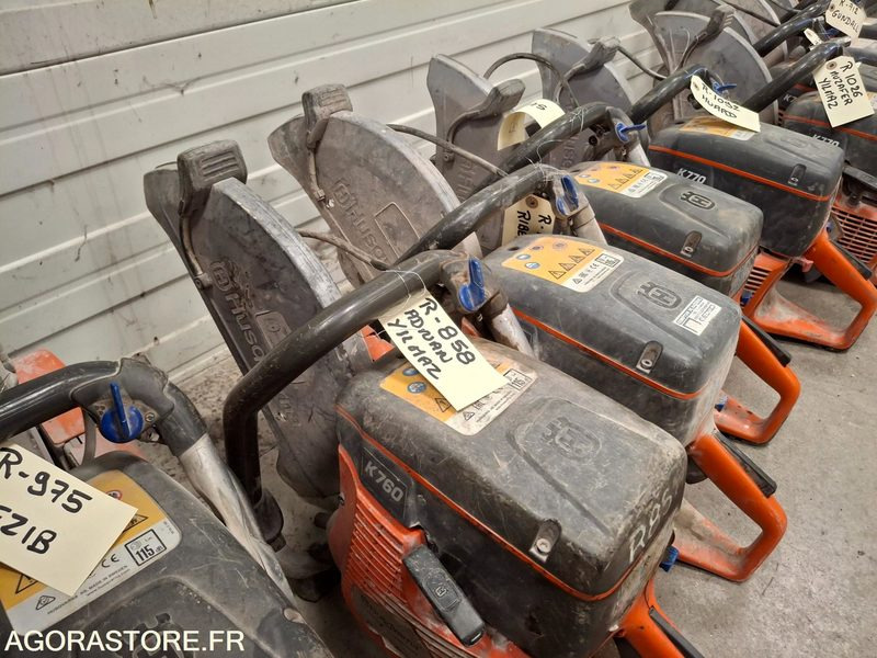 LOT DE 10 DECOUPEUSES THERMIQUES HUSQVARNA K770 - Bygningsudstyr: billede 4 LOT DE 10 DECOUPEUSES THERMIQUES HUSQVARNA K770 - Bygningsudstyr: billede 4