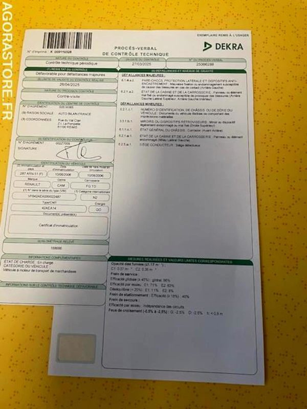 Lastbil POID LOURD  RENAULT MIDLUM: billede 8