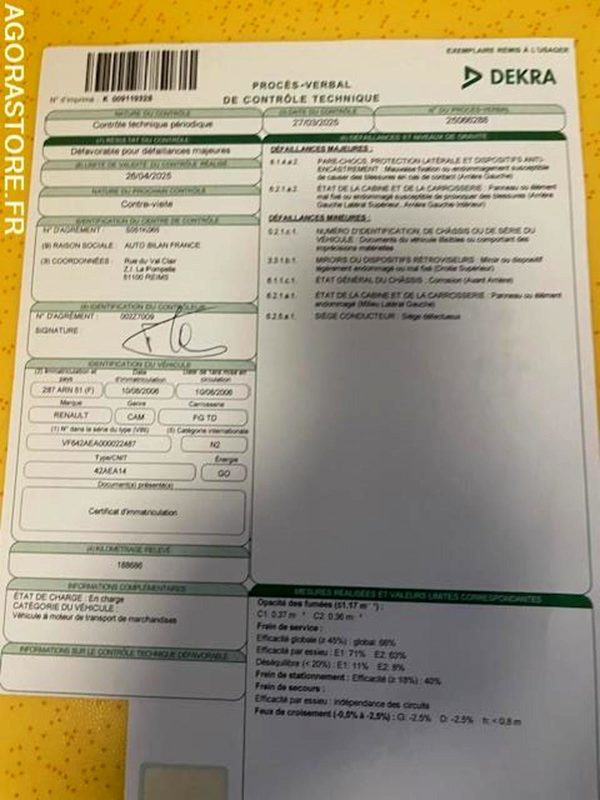 Lastbil POID LOURD  RENAULT MIDLUM: billede 7