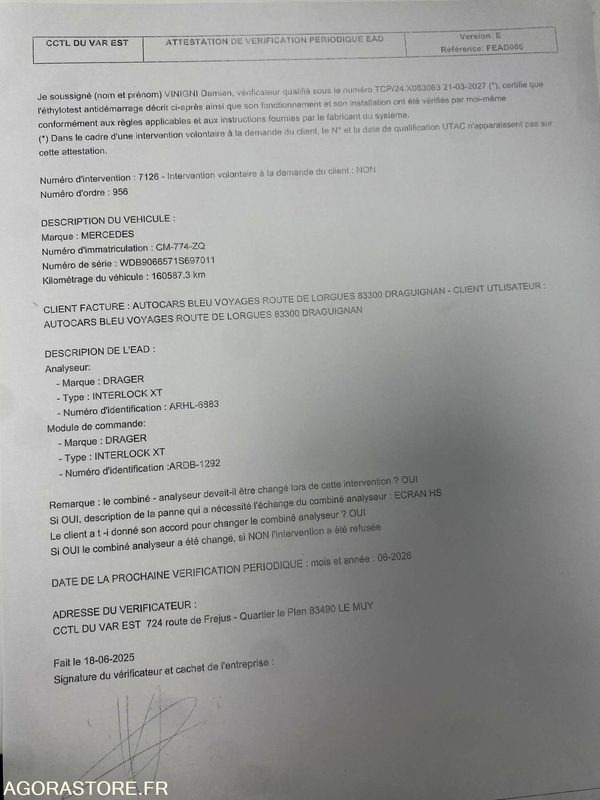 Mercedes sprinter 11/2012 162000 kms BVM 22+1 places climatisation ralentisseur - Minibus, Persontransport: billede 4 Mercedes sprinter 11/2012 162000 kms BVM 22+1 places climatisation ralentisseur - Minibus, Persontransport: billede 4