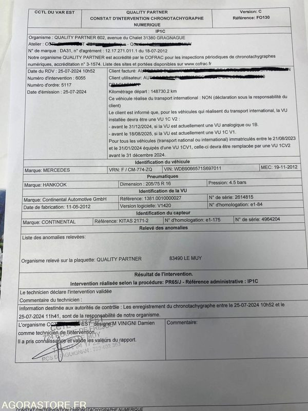 Mercedes sprinter 11/2012 162000 kms BVM 22+1 places climatisation ralentisseur - Minibus, Persontransport: billede 5 Mercedes sprinter 11/2012 162000 kms BVM 22+1 places climatisation ralentisseur - Minibus, Persontransport: billede 5