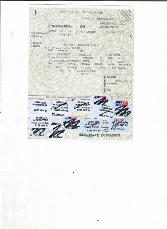 Leje en  PEUGEOT PARTNER BENNE PEUGEOT PARTNER BENNE: billede 7