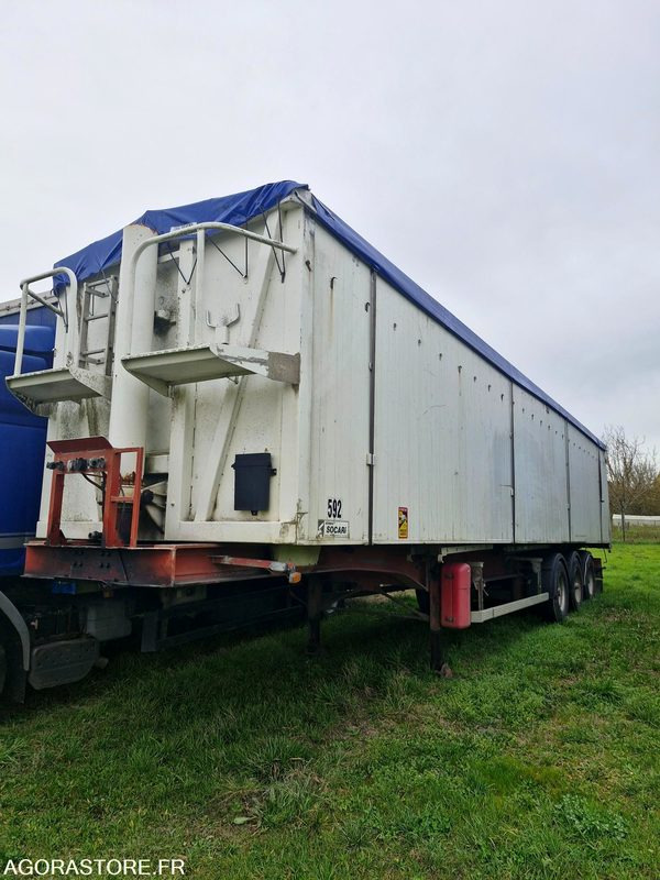 REMORQUE CEREALIERE SAMRO 70 M3 MINES FAVORABLE - Sættevogn: billede 1 REMORQUE CEREALIERE SAMRO 70 M3 MINES FAVORABLE - Sættevogn: billede 1