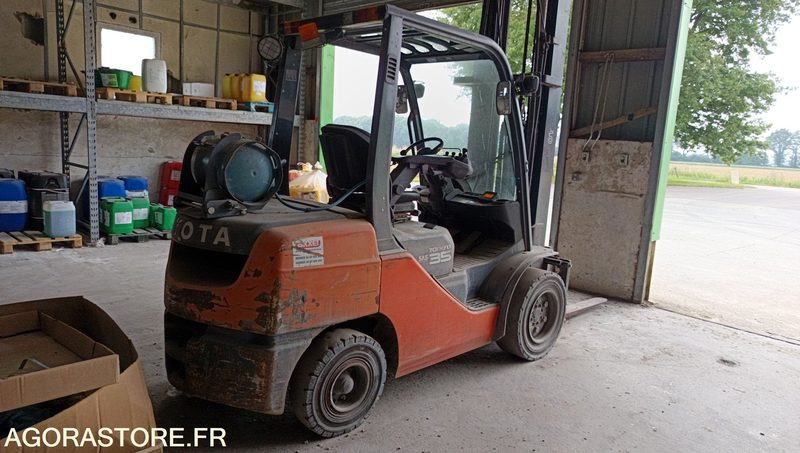TOYOTA TONERO 35 15631KMS 5388H - Gaffeltruck: billede 1 TOYOTA TONERO 35 15631KMS 5388H - Gaffeltruck: billede 1