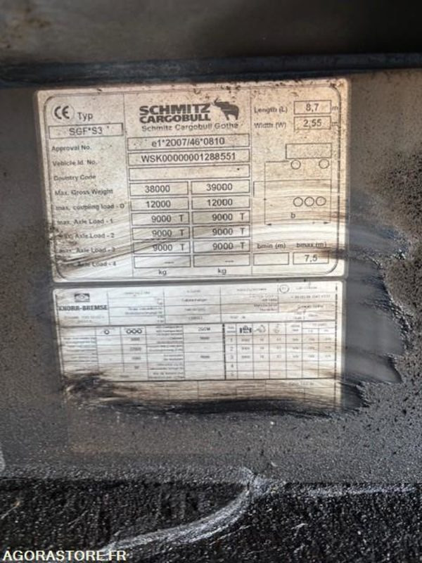 Trækker TRACTEUR 4X2 MERCEDES ACTROS 1845 2018 385 000 KM + BENNE ALUMINIUM SHMITZ 2016: billede 20 Trækker TRACTEUR 4X2 MERCEDES ACTROS 1845 2018 385 000 KM + BENNE ALUMINIUM SHMITZ 2016: billede 20