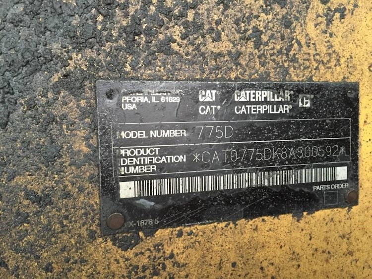 CAT 775 D - Lastbildumper: billede 4 CAT 775 D - Lastbildumper: billede 4