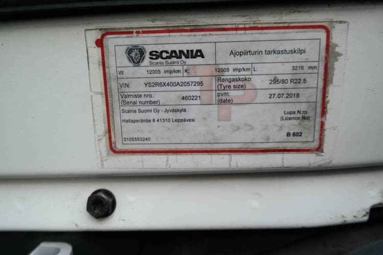 Lastbil chassis Scania R 620: billede 8