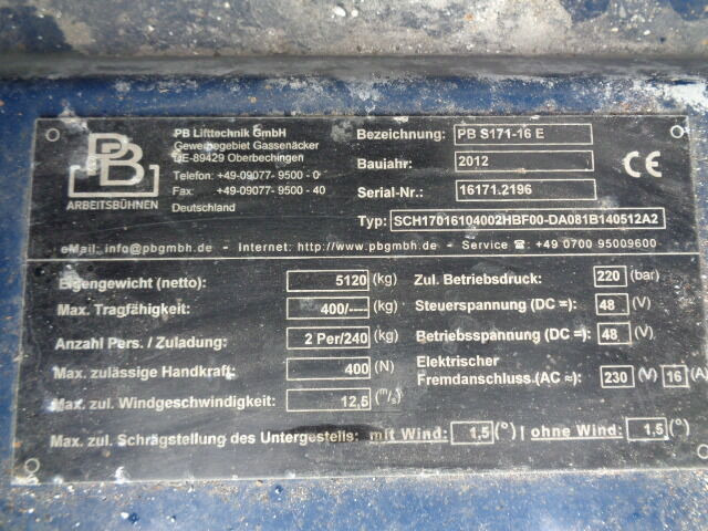 Diversen S171-16 PB S171-16 - Sakselift: billede 5 Diversen S171-16 PB S171-16 - Sakselift: billede 5