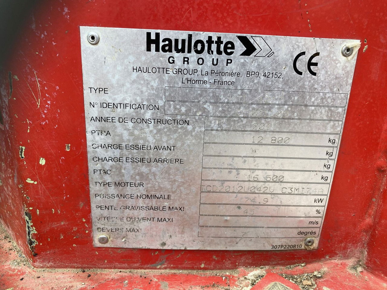 Haulotte HTL 4017 - Teleskop truck: billede 3 Haulotte HTL 4017 - Teleskop truck: billede 3