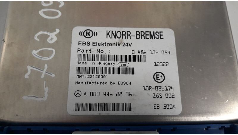 KNORR-BREMSE Actros MP4 - Kontrol blok for Lastbil: billede 3 KNORR-BREMSE Actros MP4 - Kontrol blok for Lastbil: billede 3