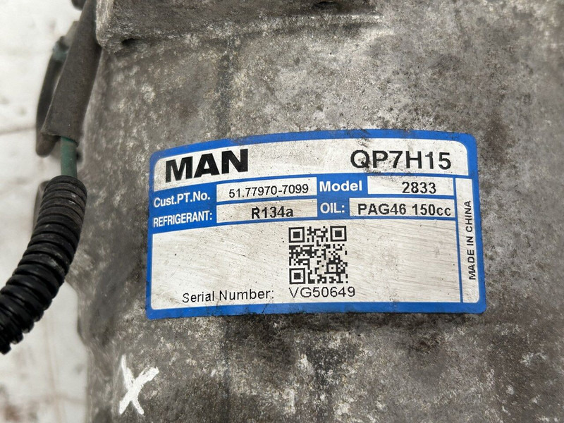 MAN TGX - A/C kompressor for Lastbil: billede 3 MAN TGX - A/C kompressor for Lastbil: billede 3