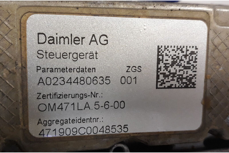 Mercedes-Benz Actros - Kontrol blok for Lastbil: billede 5 Mercedes-Benz Actros - Kontrol blok for Lastbil: billede 5