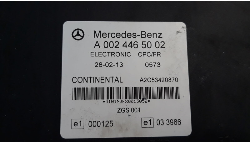 Mercedes-Benz Actros - Kontrol blok for Lastbil: billede 3 Mercedes-Benz Actros - Kontrol blok for Lastbil: billede 3