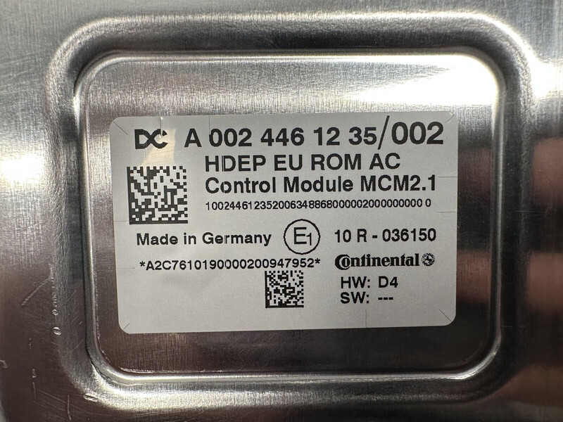 Mercedes-Benz MCM2.1 engine control unit - Kontrol blok for Lastbil: billede 4 Mercedes-Benz MCM2.1 engine control unit - Kontrol blok for Lastbil: billede 4