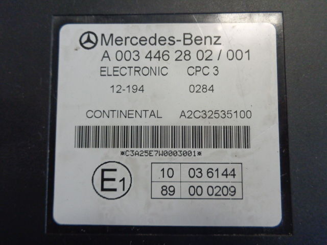 Mercedes-Benz MP4 electronic cpc 3 control unit 0034462802 - Kontrol blok for Lastbil: billede 2 Mercedes-Benz MP4 electronic cpc 3 control unit 0034462802 - Kontrol blok for Lastbil: billede 2