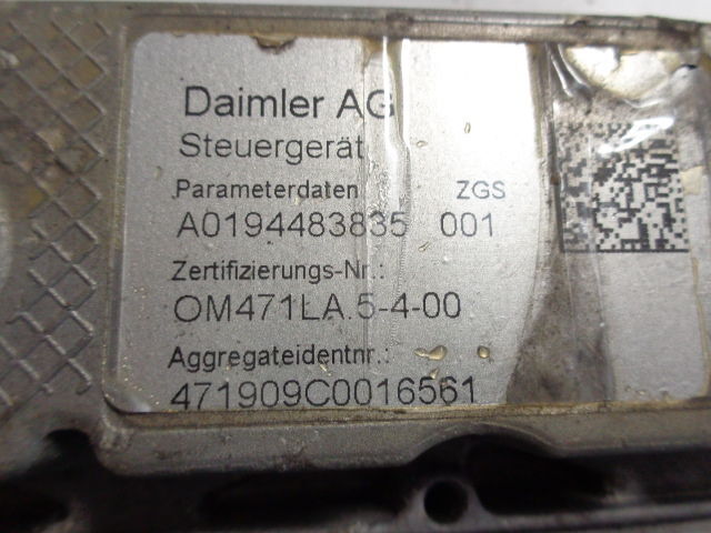 Mercedes-Benz OM471LA - Kontrol blok for Lastbil: billede 4 Mercedes-Benz OM471LA - Kontrol blok for Lastbil: billede 4