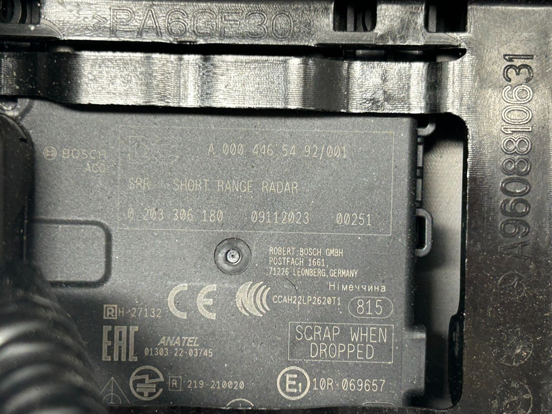 Mercedes-Benz SRR Short Range Radar - Sensor for Lastbil: billede 4 Mercedes-Benz SRR Short Range Radar - Sensor for Lastbil: billede 4