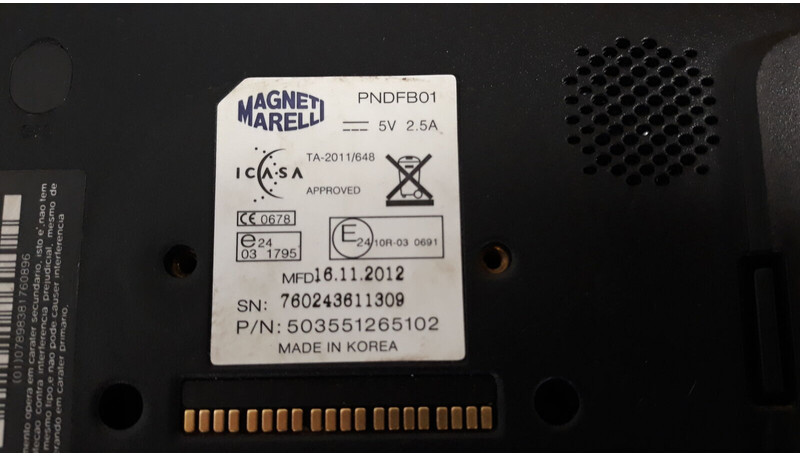 Mercedes-Benz fleetboard operating unit - Kontrol blok for Lastbil: billede 4 Mercedes-Benz fleetboard operating unit - Kontrol blok for Lastbil: billede 4