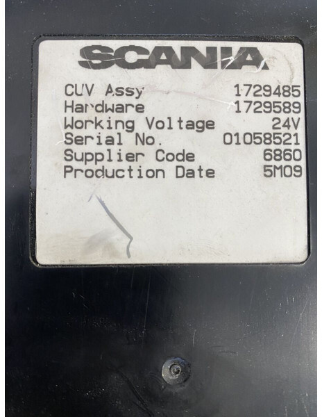 Scania VIS - Kontrol blok for Lastbil: billede 4 Scania VIS - Kontrol blok for Lastbil: billede 4