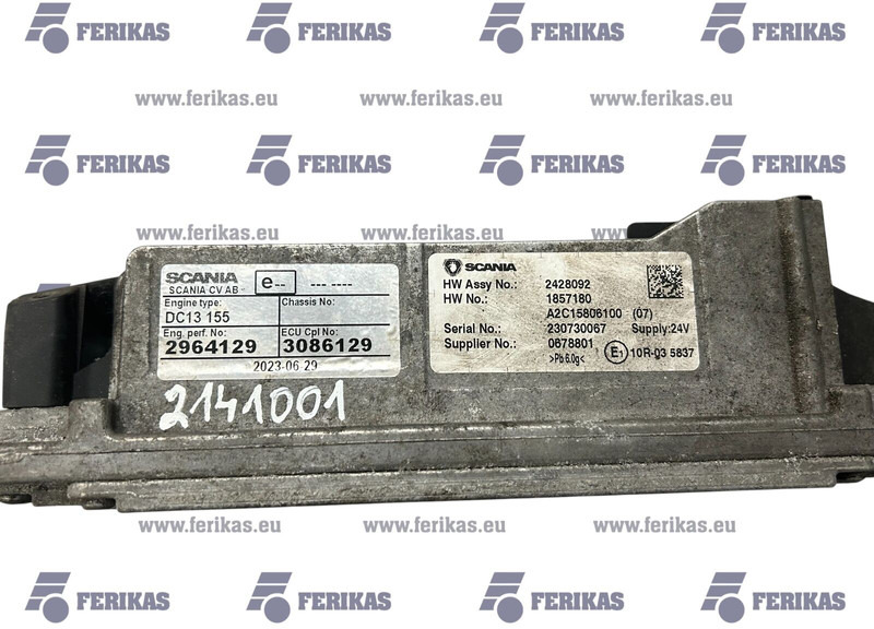 Scania ignition set DC13 155 - Kontrol blok for Lastbil: billede 4 Scania ignition set DC13 155 - Kontrol blok for Lastbil: billede 4