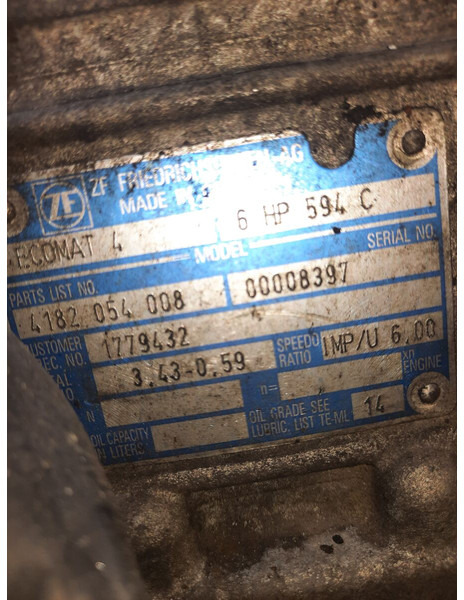 Leje en Iveco ZF 6HP604C Cursor 8. 6HP594C Iveco ZF 6HP604C Cursor 8. 6HP594C: billede 10 Leje en Iveco ZF 6HP604C Cursor 8. 6HP594C Iveco ZF 6HP604C Cursor 8. 6HP594C: billede 10