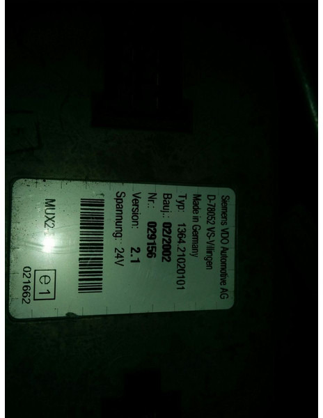 Neoplan MUX2-B - Kontrol blok: billede 4 Neoplan MUX2-B - Kontrol blok: billede 4